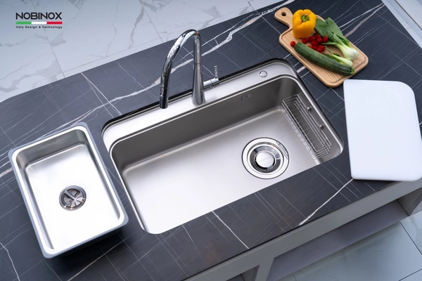 Chậu rửa bát 1 hố Nobinox Mono VA207