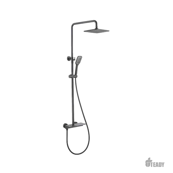 XẢ KHO -  Sen cây nóng lạnh Teady SC-2005A Mạ PVD Xám
