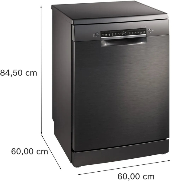 Máy rửa bát Bosch SMS4HMC25M Series 4 Phần Lan - Đen mờ