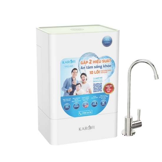 Máy Lọc Nước RO Để Gầm Karofi KAQ-U65 – 10 Lõi Smax