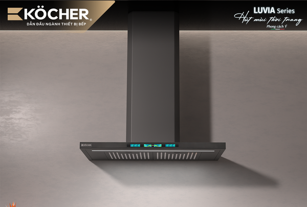 Máy hút mùi Kocher Luvia Elite 70cm – Kính Nano Matte