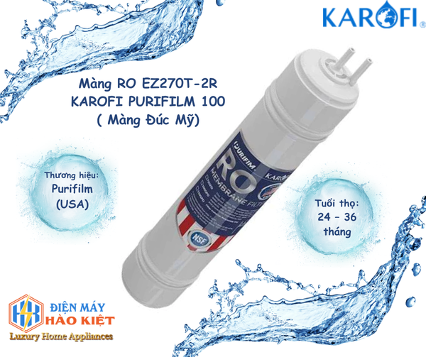 Màng RO EZ270T-2R Karofi Purifilm 100 GPD