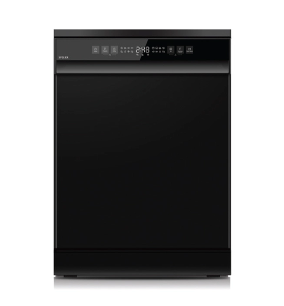 Máy rửa bát Spelier SP 15 DW NX BLACK – 15 bộ, sấy khí nóng PTC