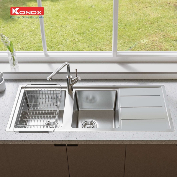Chậu rửa bát Konox Beta 1160 Bàn Phải