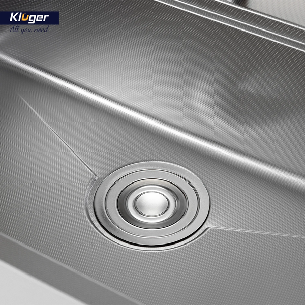 Chậu rửa bát Kluger KW8181FS – S81 Linen POSCO 304 dày 1.2mm