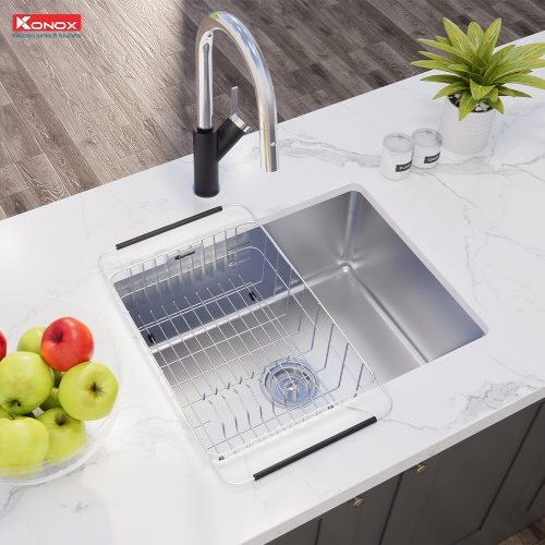 Chậu rửa bát chống xước Konox Workstation Sink Undermount KN5444SU Dekor