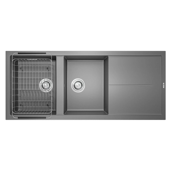Chậu rửa bát đá Konox Livello Smart 1160 Black