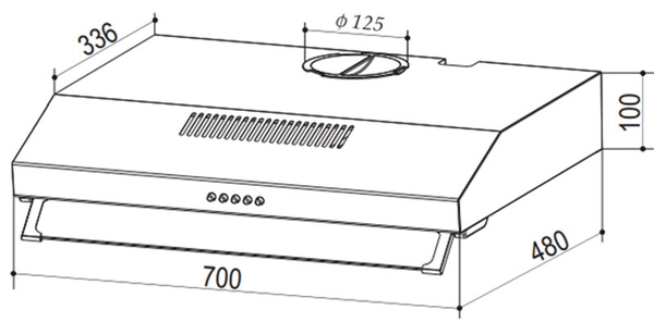 Máy Hút Mùi Bauer BC 0270IB - Thiết kế âm tủ 2026