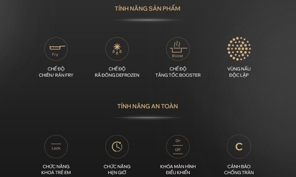 Bếp Từ X-Nano 6 Pro - Kính tinh thể Nano Kera Pháp - Nhập Thái Lan
