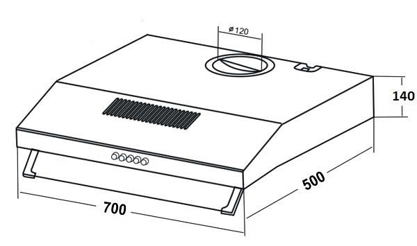 Máy Hút Mùi KAFF KF-8730B