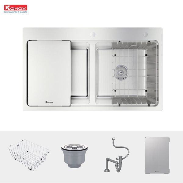 Chậu rửa bát Konox KN8651TD Dekor - Chống Xước