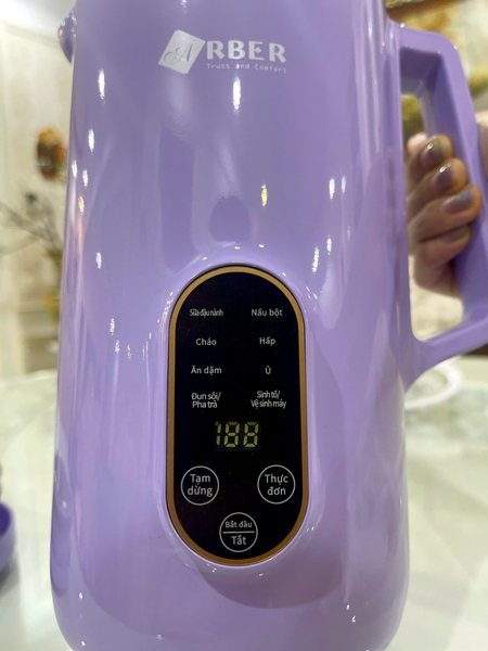 Máy Làm Sữa Hạt Mini Arber MLSH5WMT 800ml, 500W