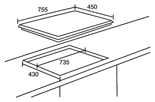 Bếp Ba Từ Arber AB558 – 3 Vùng Nấu