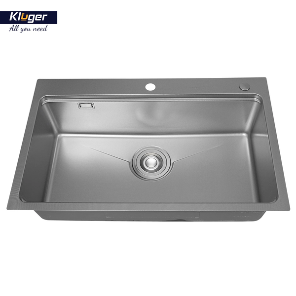 Chậu rửa bát Kluger KW8181FS – S81 Linen POSCO 304 dày 1.2mm