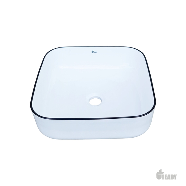 XẢ KHO - Lavabo Dương Bàn  Viền Đen Teady LV8220
