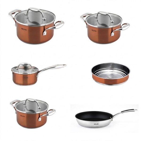 Bộ nồi Spelier Jupiter SP 02J inox 304 chính hãng