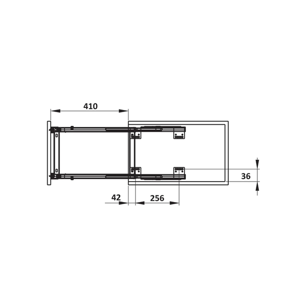 Bộ rổ gia vị Hafele Sonata 549.20.032 - Inox 304 - 200mm