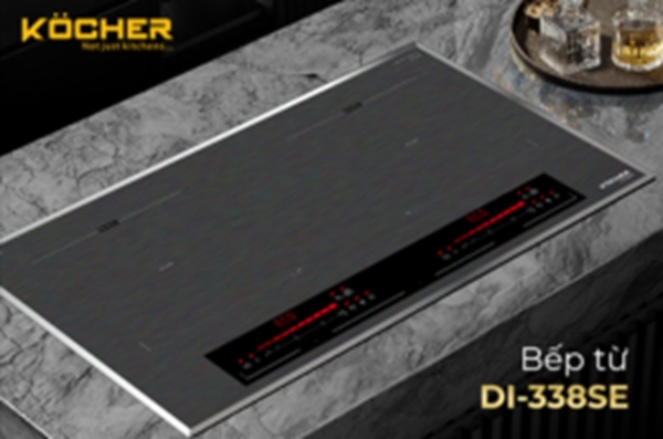 Bếp từ đôi KOCHER DI-338SE - Nhập khẩu Hàn Quốc - Thiết kế sang trọng