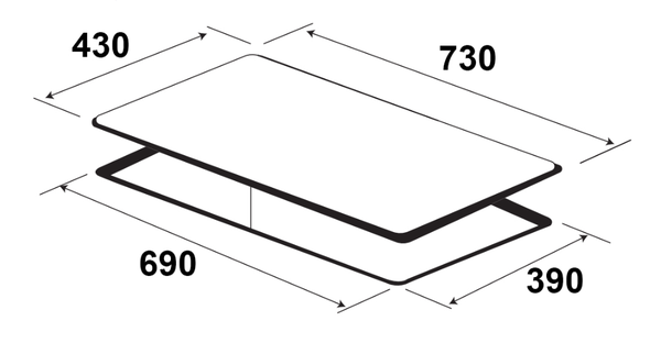 Bếp Từ Đôi KAFF KF-IG707II - Kính Eurokera Pháp & Linh Kiện Germany