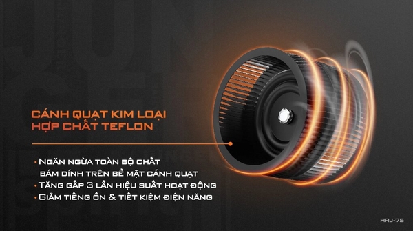 Máy Hút Mùi Junger JG HRJ-75 - Công Suất 1400m3/h - Chuẩn Đức