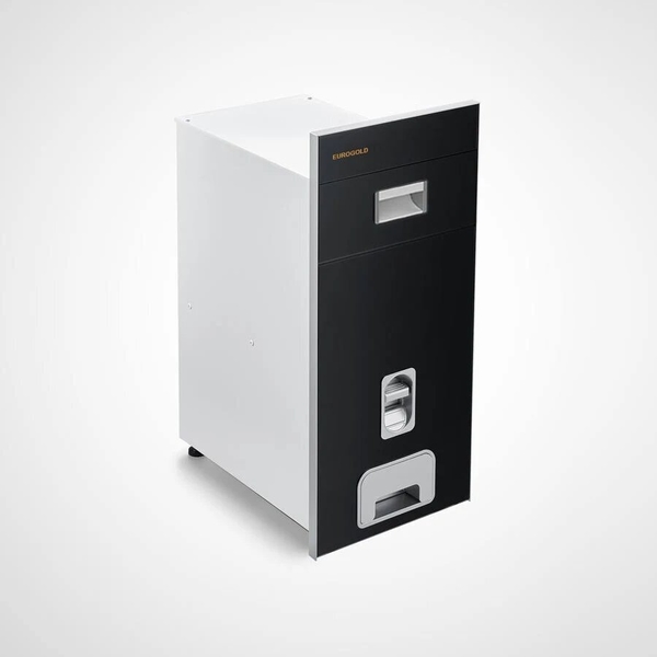 Thùng gạo mặt gương nút nhấn Eurogold CB300B (GC300B)