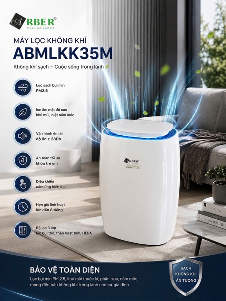 Máy Lọc Không Khí Arber ABMLKK35M