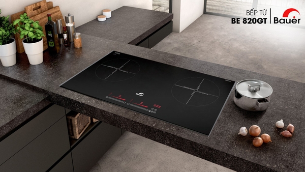 Bếp Từ Bauer BE 820GT nhập Đức - Schott Ceran nguyên khối