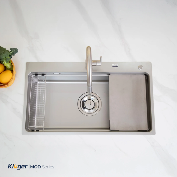Chậu rửa bát Kluger KF8850FS Plus – POSCO 304 Linen chống xước
