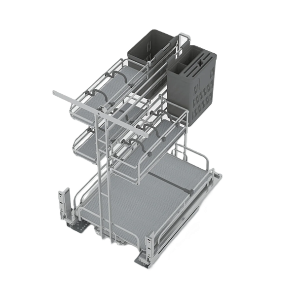 Rổ gia vị đa năng Hafele OMERO MULTI 595.00.803 | Tủ 300mm Sơn Nano