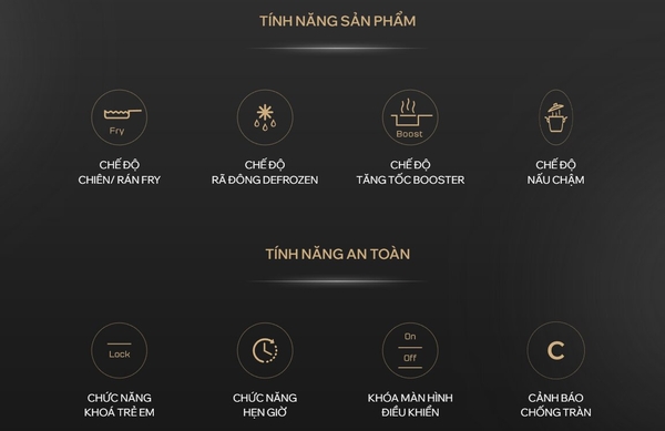 Bếp Từ Kocher X-Nano 7 - Kính Kera Pháp tinh thể Nano - Nấu chậm Smart