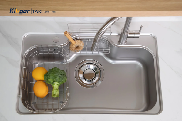 Chậu rửa bát Kluger KT8050SL Plus - INOX 304 Super Linen