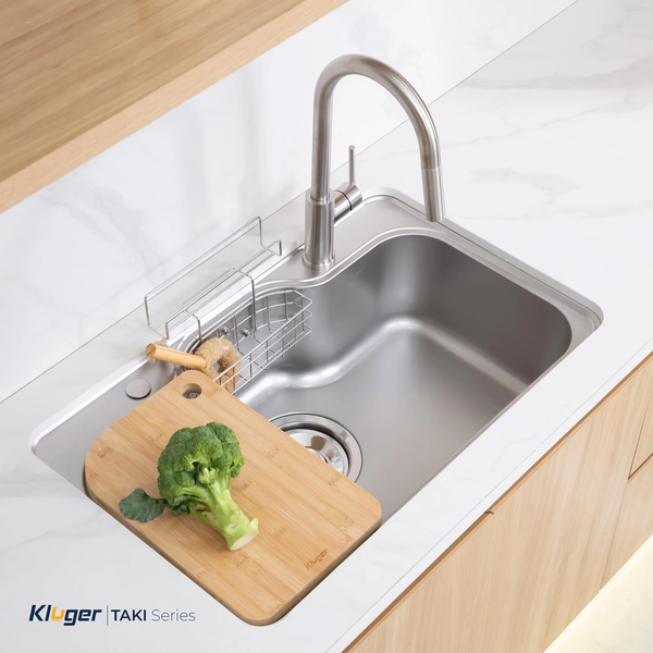 Chậu rửa bát Kluger KT8050SL Plus - INOX 304 Super Linen
