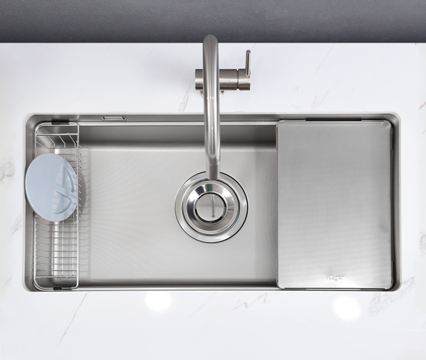 Chậu rửa bát Kluger KU8844FS Plus – Inox 304 chống xước, chống ồn