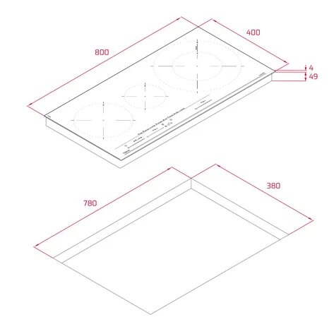 Bếp từ Teka IZC 83620 MST BK - Mặt Kính Quartzium