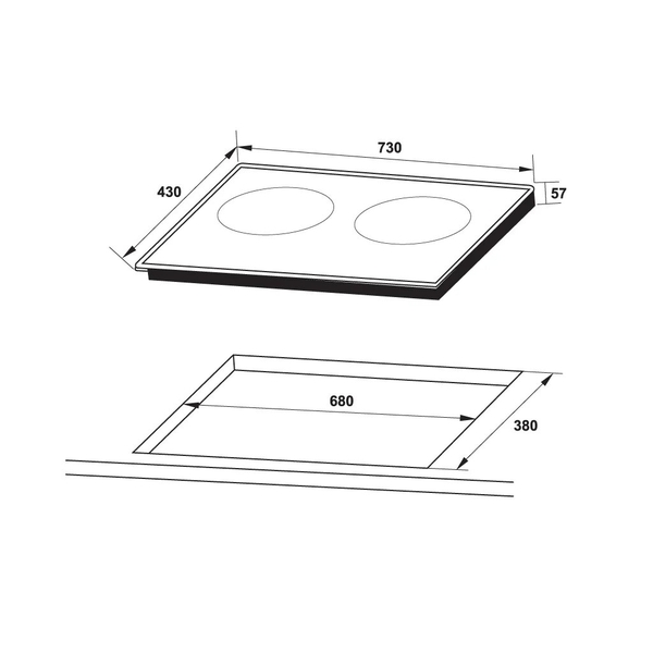 Bếp từ Hafele HC-I3732A - 536.61.736