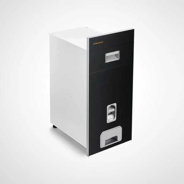 Thùng gạo mặt gương nút nhấn Eurogold B303 (GB300B)