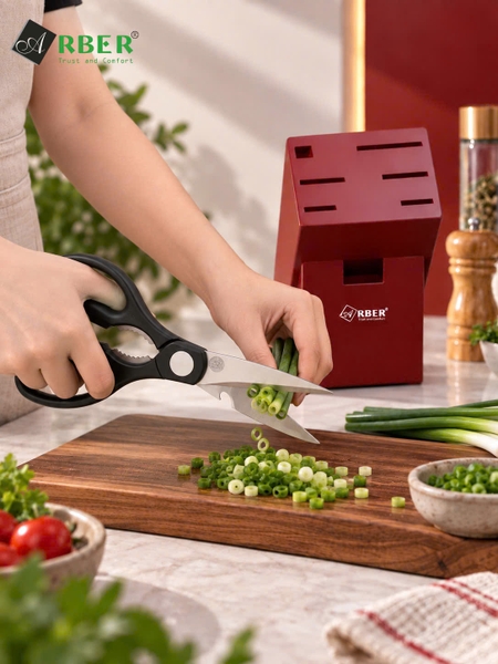 Bộ dao Arber ABSCR14-8 8 món, hộp đựng gỗ