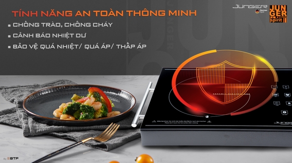 Bếp Hồng Ngoại Đơn Junger JG ASC-86 - 2200W Gia Nhiệt Siêu Tốc