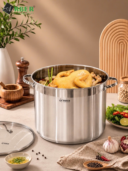Nồi Luộc Gà Arber AN-LG30CC Inox 30cm