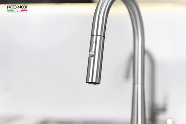 Vòi rửa bát dây rút Nobinox Winto NX501