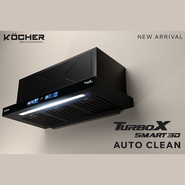 Máy Hút Mùi Âm Tủ Turbo Kocher Thế Hệ 3 - Tự Làm Sạch Auto Clean