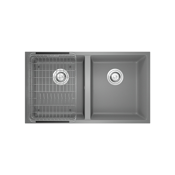 Chậu rửa bát đá Konox Veloci 760D Grey