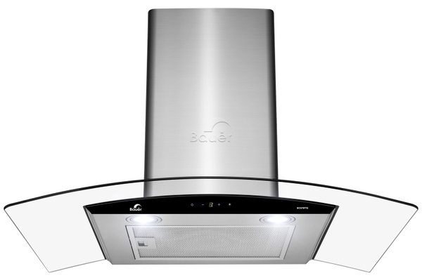Máy Hút Mùi Bauer BCN70PTB - Kính cong Inox cao cấp