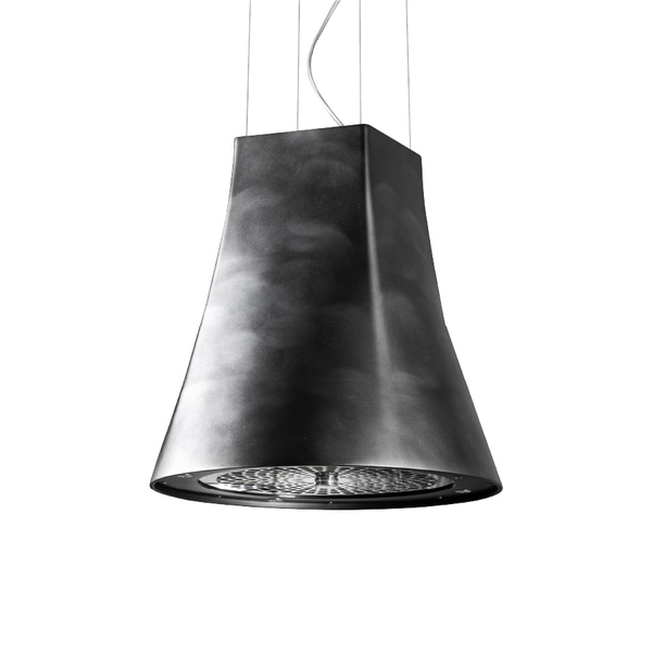 Máy hút mùi gắn trần đảo Malloca ADEL P3810 sơn hiệu ứng Pewter Ý