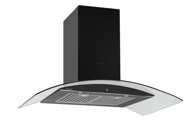 Máy hút mùi kính cong GrandX GX H70C55B – Công suất 980m³/h, cảm ứng Digital, siêu êm 48dB