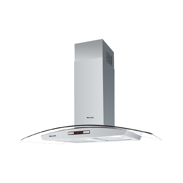 Máy hút mùi kính vát Malloca MC 9077LCD - Công suất ưu việt