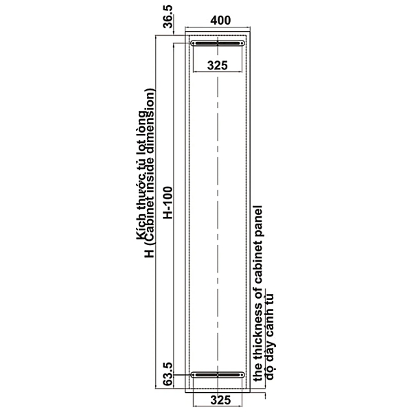 Phụ kiện tủ cao Hafele KARA PULL (595.80.803) - Tủ kho kéo 6 tầng
