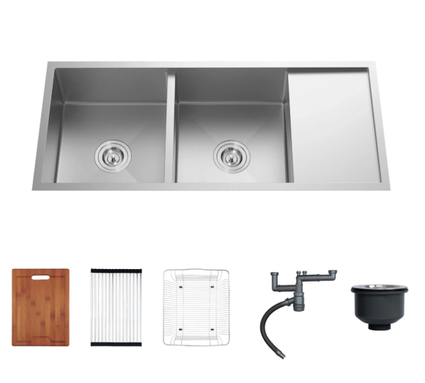 Chậu rửa bát 2 hố Nobinox Liken NL748