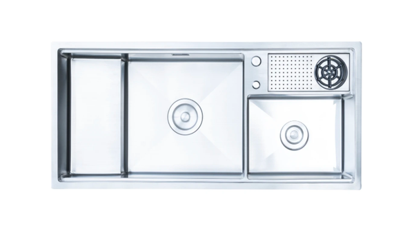 Chậu rửa bát 2 hố Nobinox Razia NJ577