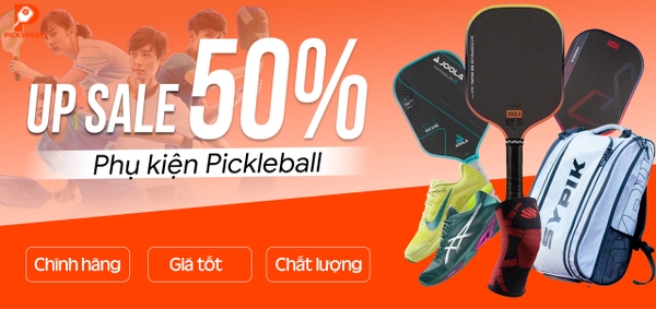 Up sale 50%</br>Phụ kiện Pickleball
